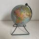 Globe vintage 1960 terrestre verre mappemonde Perrina - 24 cm