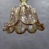 Grande suspension en verre de Murano des années 1980, Italie