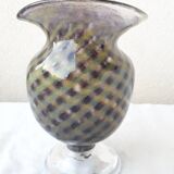 Glass vase on a stand