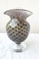 Vase sur pied en verre