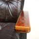 Westnofa The Panter leather lounge chair by Arnt Lande, 1970s
