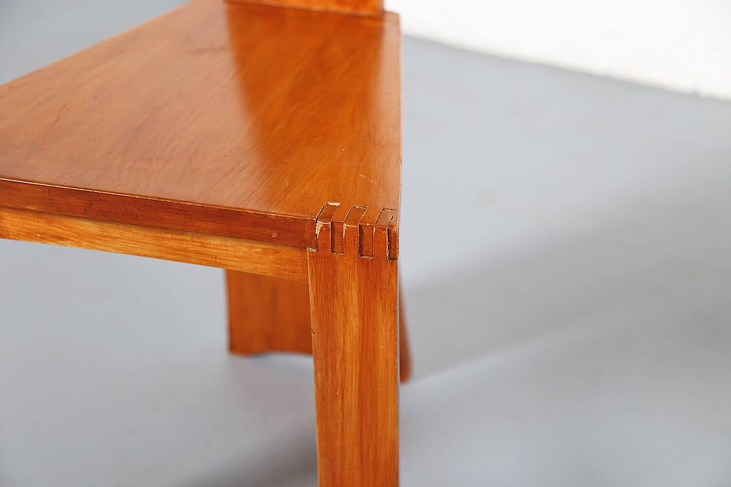 Set of two Cherry Pearl Dot Plank Back Chairs by Robert Williams, Islington