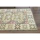 Vintage Turkish Oushak Handmade Wool Cotton Yellow Area Rug 119X210