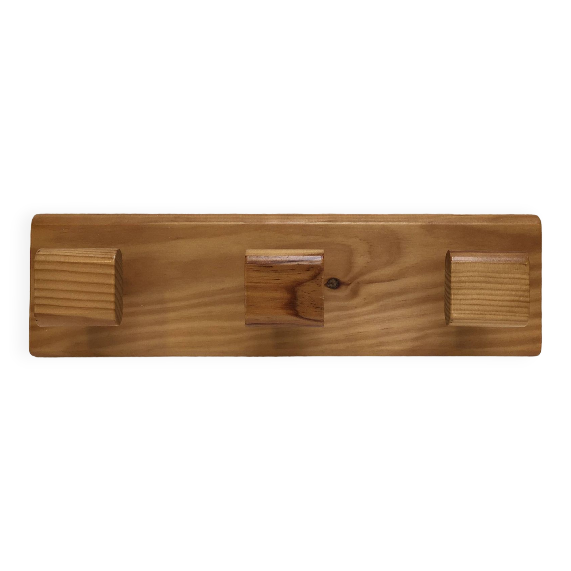 Modernist pine coat rack