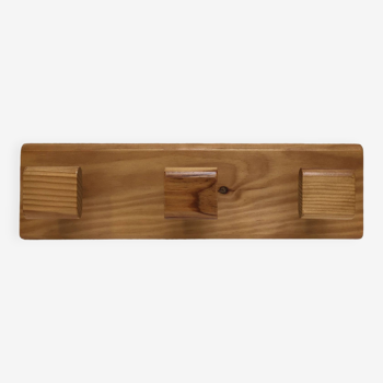 Modernist pine coat rack