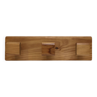 Modernist pine coat rack