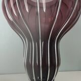 Vase with chrome frame