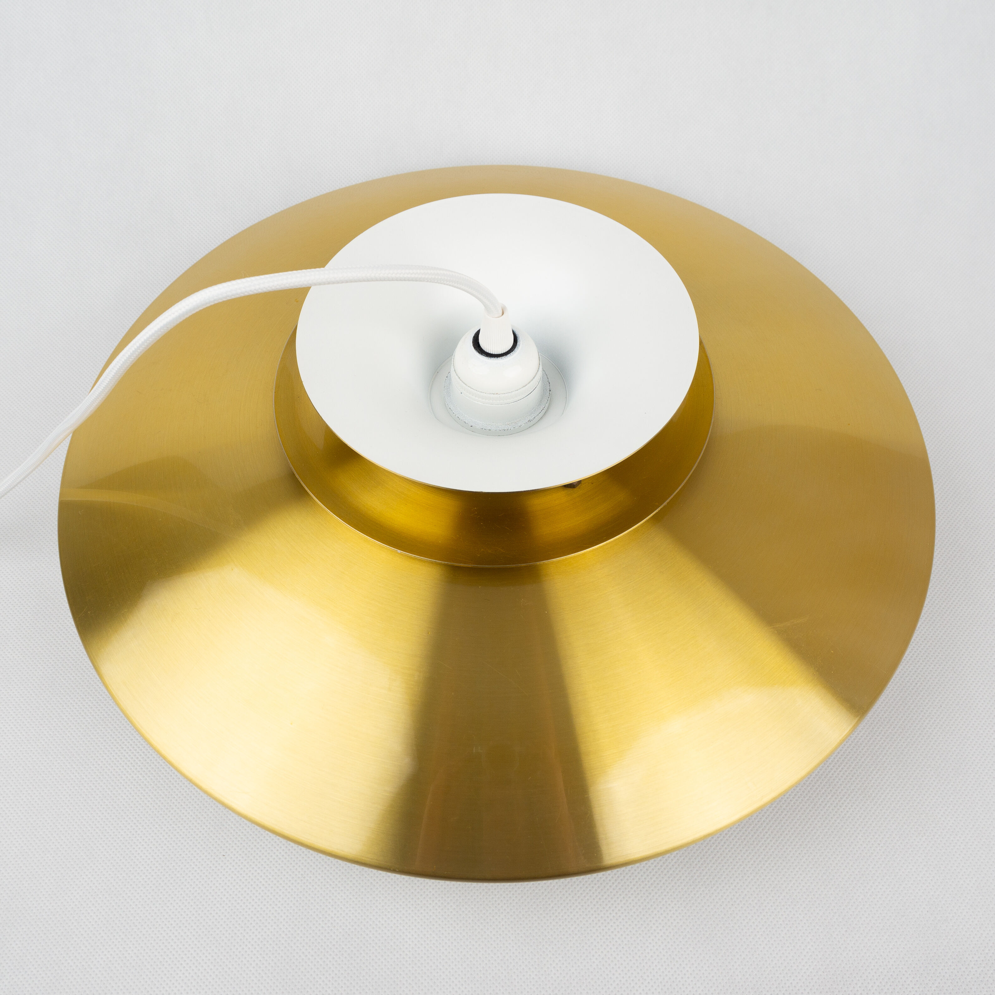 Danish vintage hanging lamp Roma by Junge, Denmark, 1980s