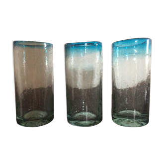 Verres à orangeade bullés