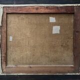 HST painting (19th/20th century) Children fishing in the undergrowth