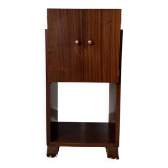 Meuble porte vinyles Art Déco