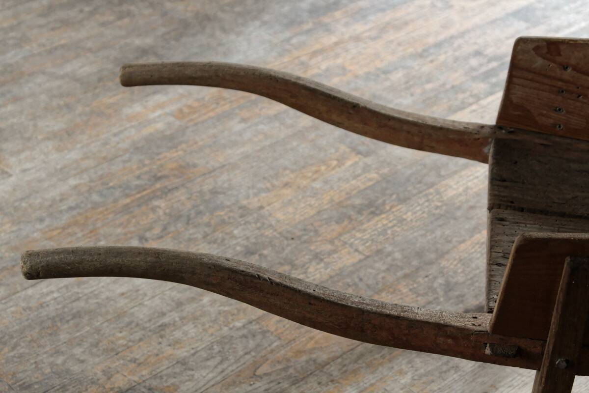 Antique wheelbarrow for children