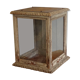 Vitrine XVIIIeme siecle a trois vantaux mobiles