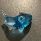Blue Glass Dolphin Paperweight
