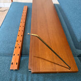 Vintage Scandinavian wall library in teak by Sven Ellekaer