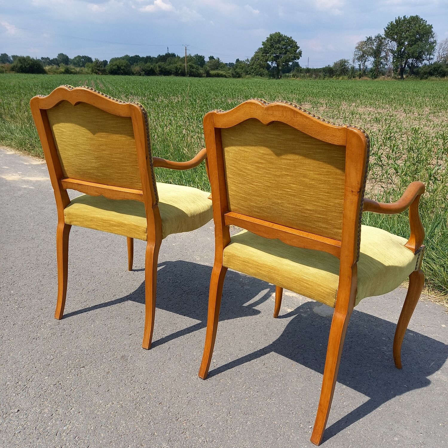 Pair of armchairs