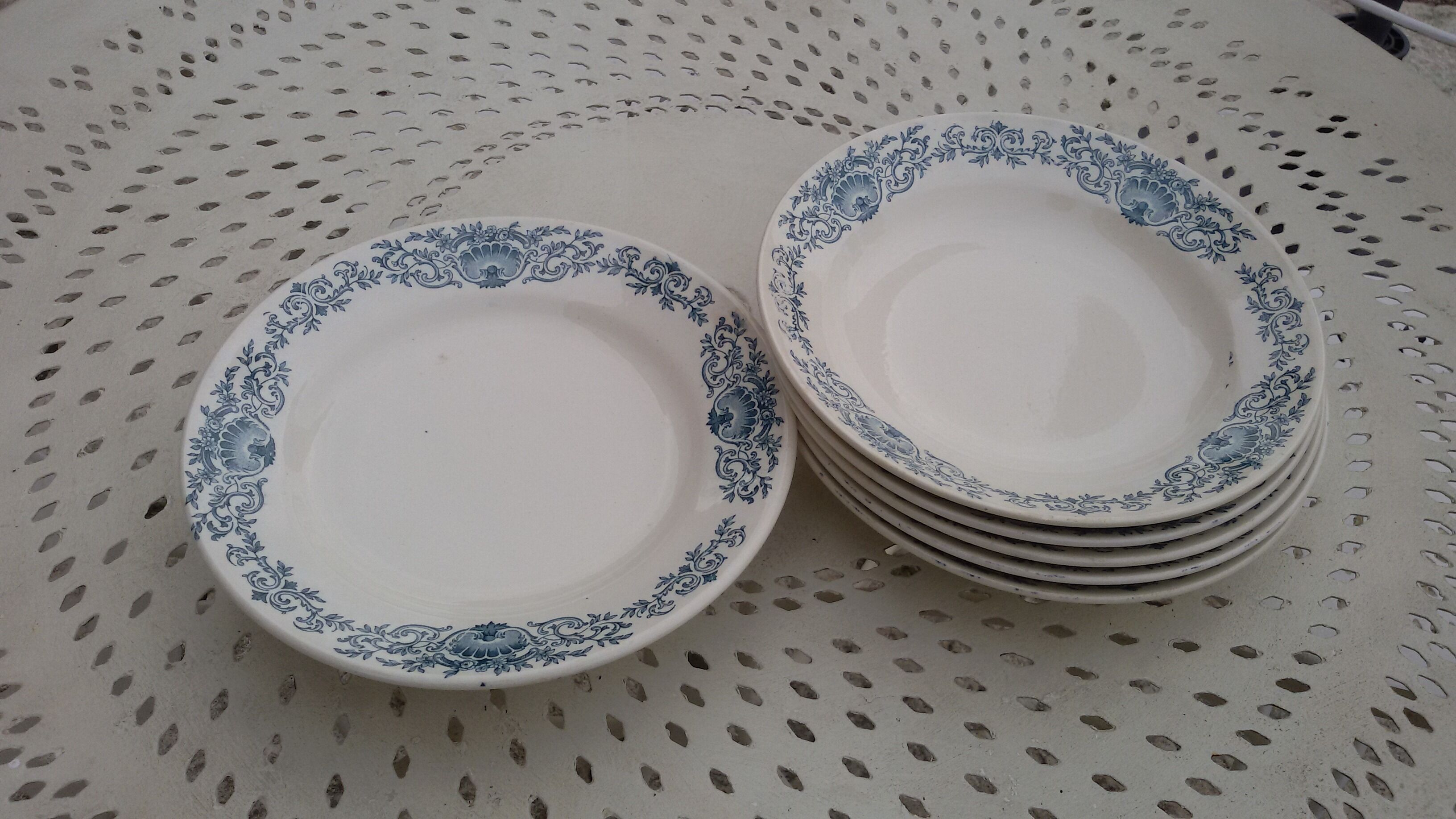 Lot plates 5 dig + door beggars