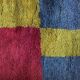 Handwoven Berber rug in pure wool, size 150 x 250 cm
