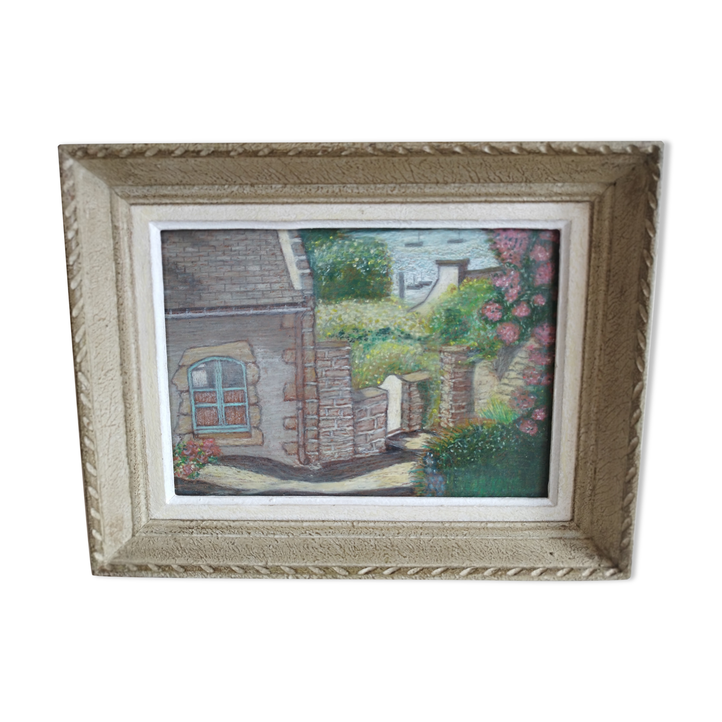 Landscape painting of the seaside in Brittany