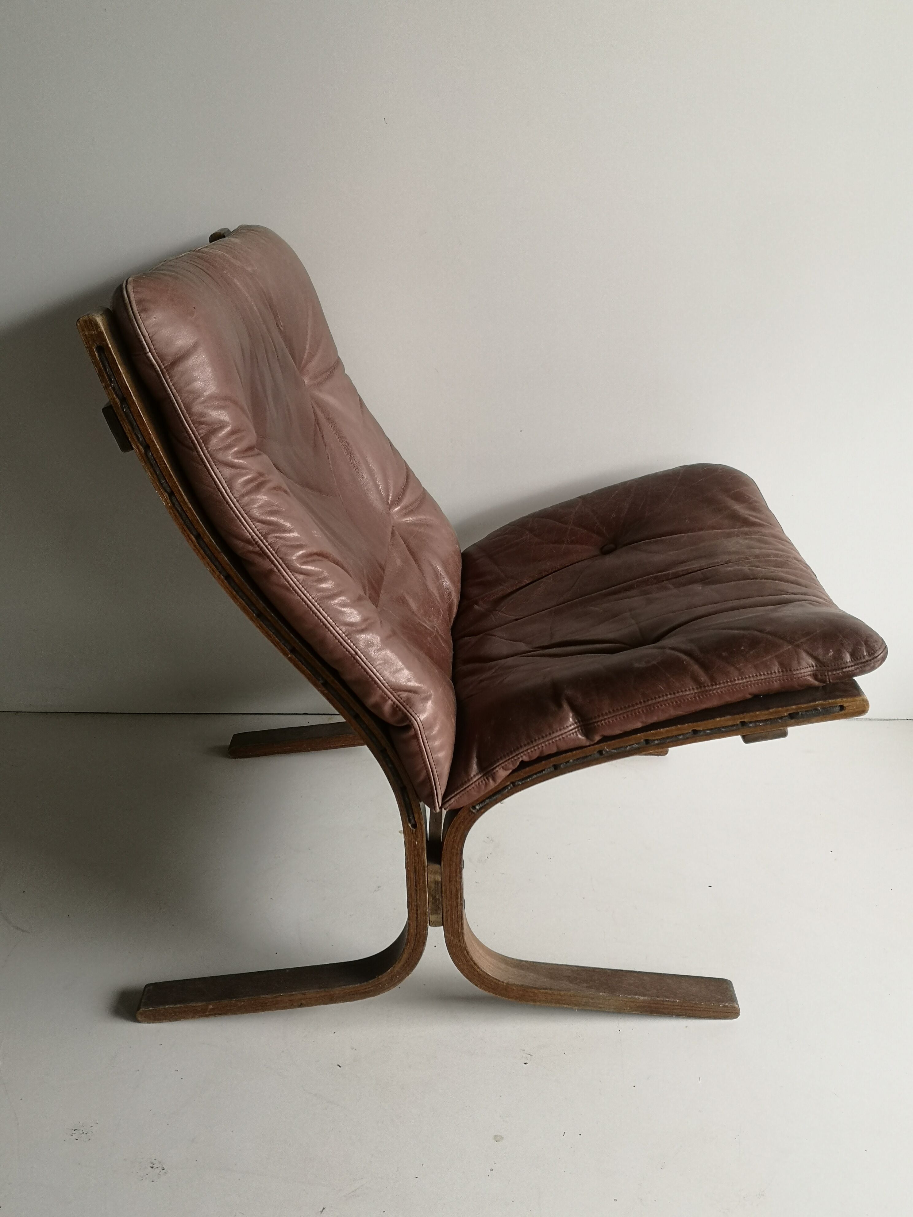 Scandinavian leather 70s heater, Ingmar Relling