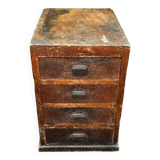 Cabinet - 4 drawer trade furniture with shell handles
