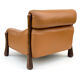 Mid-century leather lounge chair