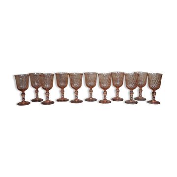 11 Rosaline Luminarc Arcoroc white wine glasses