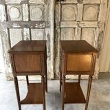 Pair of Louis XVI style bedside tables 1970s