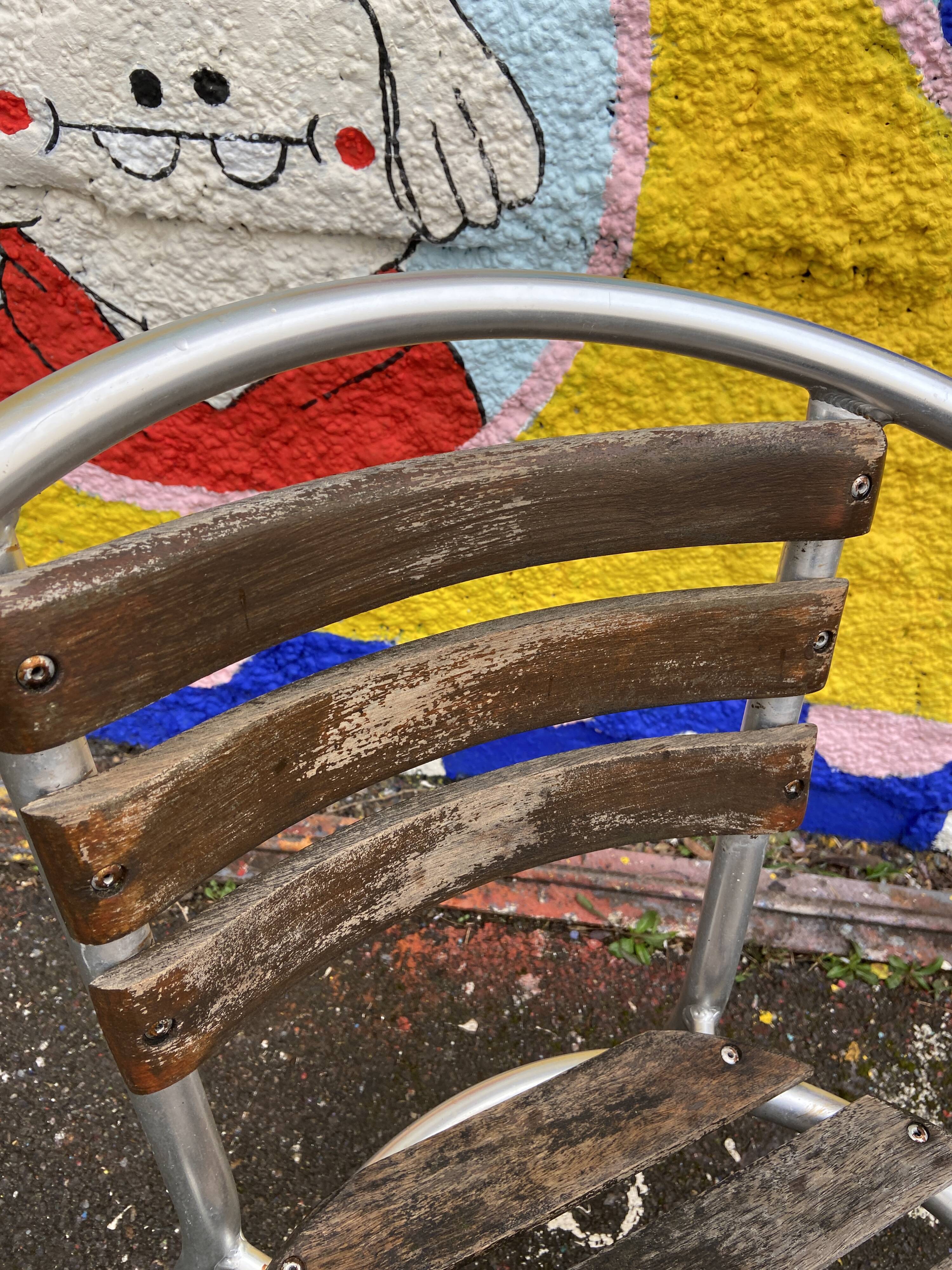 Parisian coffee set bistro vintage terrace 1980s