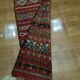 Tapis kilim rouge berbère 147×78
