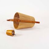 Mid-Century Sisal Pendant lamp by Temde
