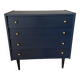 Vintage dark blue chest of drawers