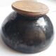 Glazed stoneware bowl stamped Lucien Talbot-Foucher, La Borne (Cher)