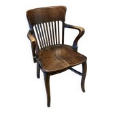 Oak vintage office chair