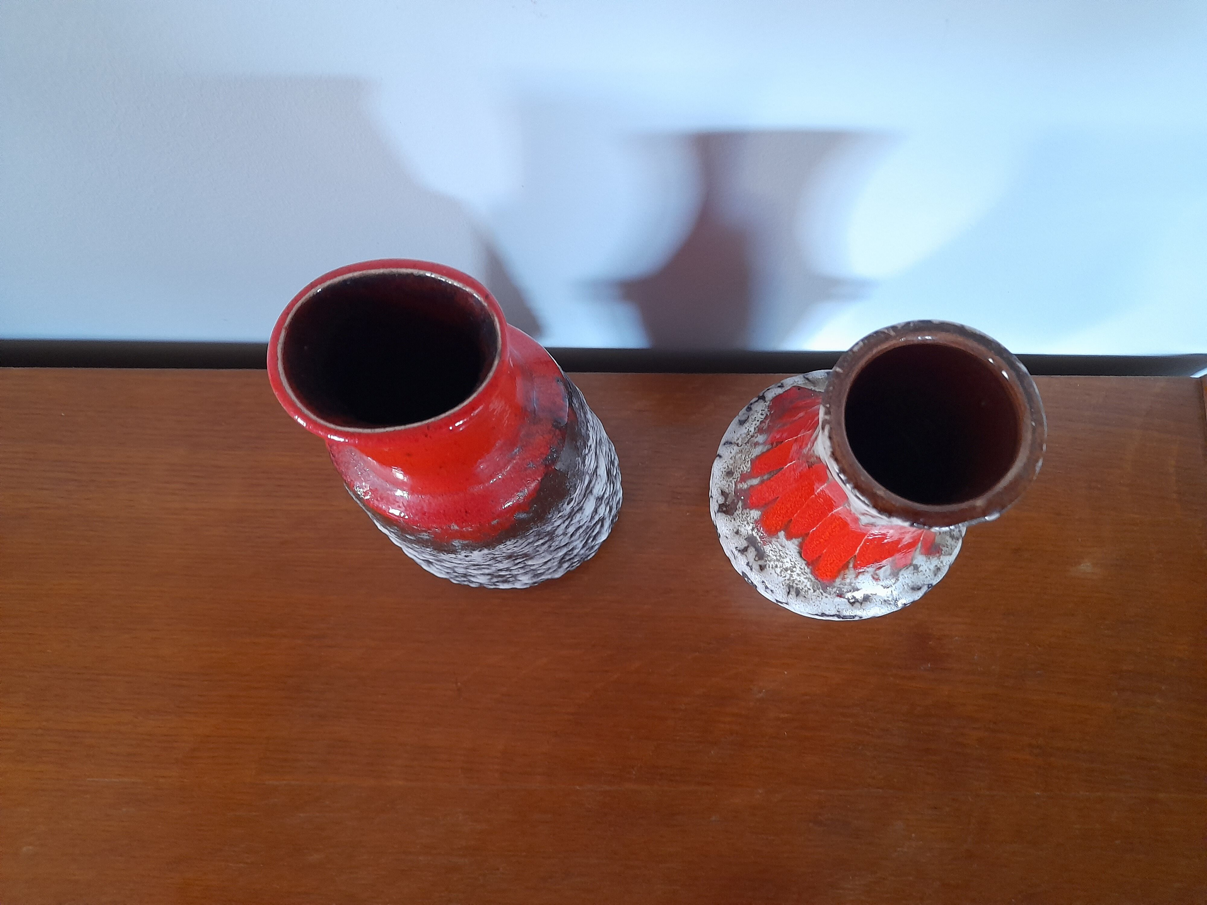 Vases by scheurich west germany,60s