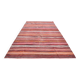 Red & Blue Large Vintage Kilim Rug, 200x352Cm