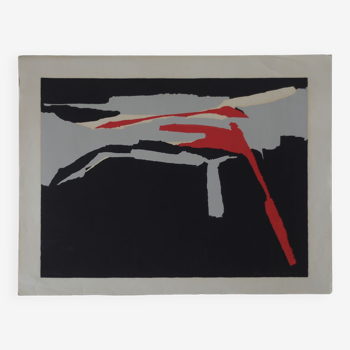 Bengt Lindström, Nuit d’automne, années 1960, sérigraphie