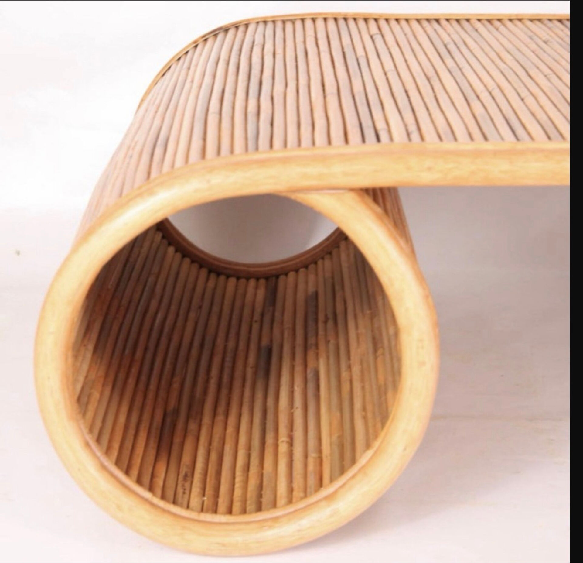 Rattan coffee table