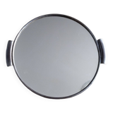 Round mirrored tray, vintage French, 1950s