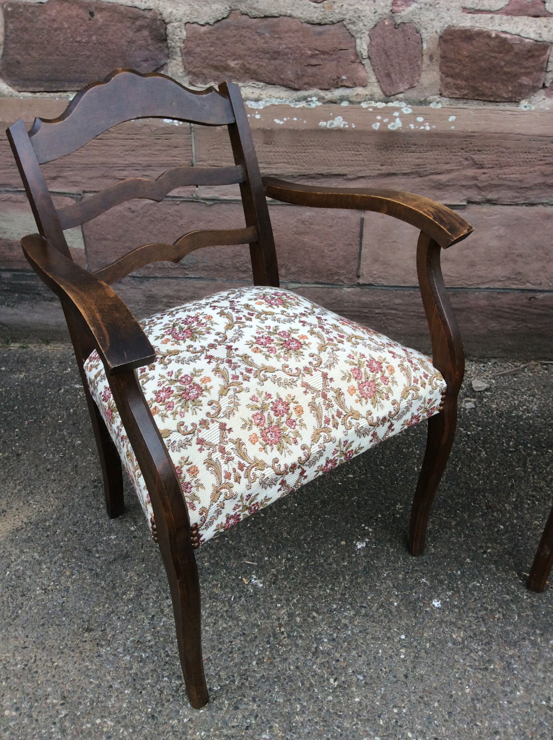 French lounge armchairs, 1950s, set of 2