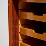 Model 19 teak highboard by gunni omann for omann jun møbelfabrik (mk10397)