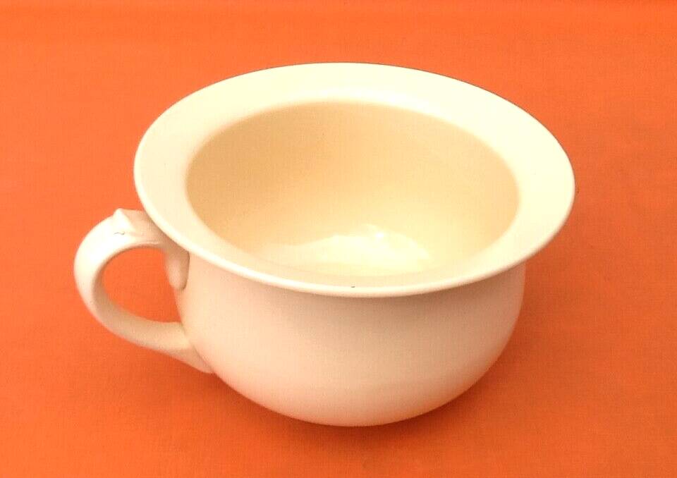 Half-porcelain plant pot Badonviller France