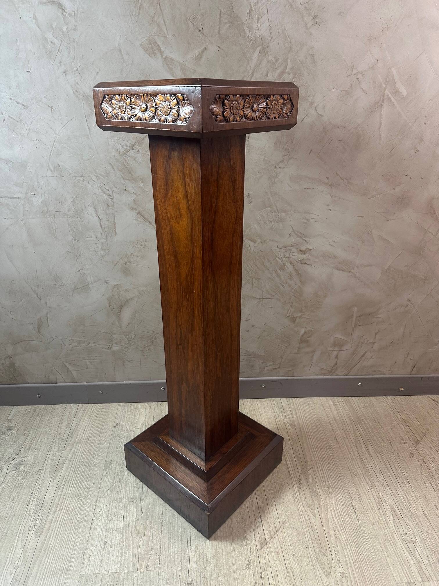 Art Deco Walnut Bench