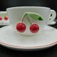 Set of 3 cups - cake plates - candy pot