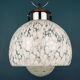 Mid-Century White Murano Suspension, Italy, 1960s