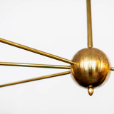 Asymmetrical chandelier sputnik white