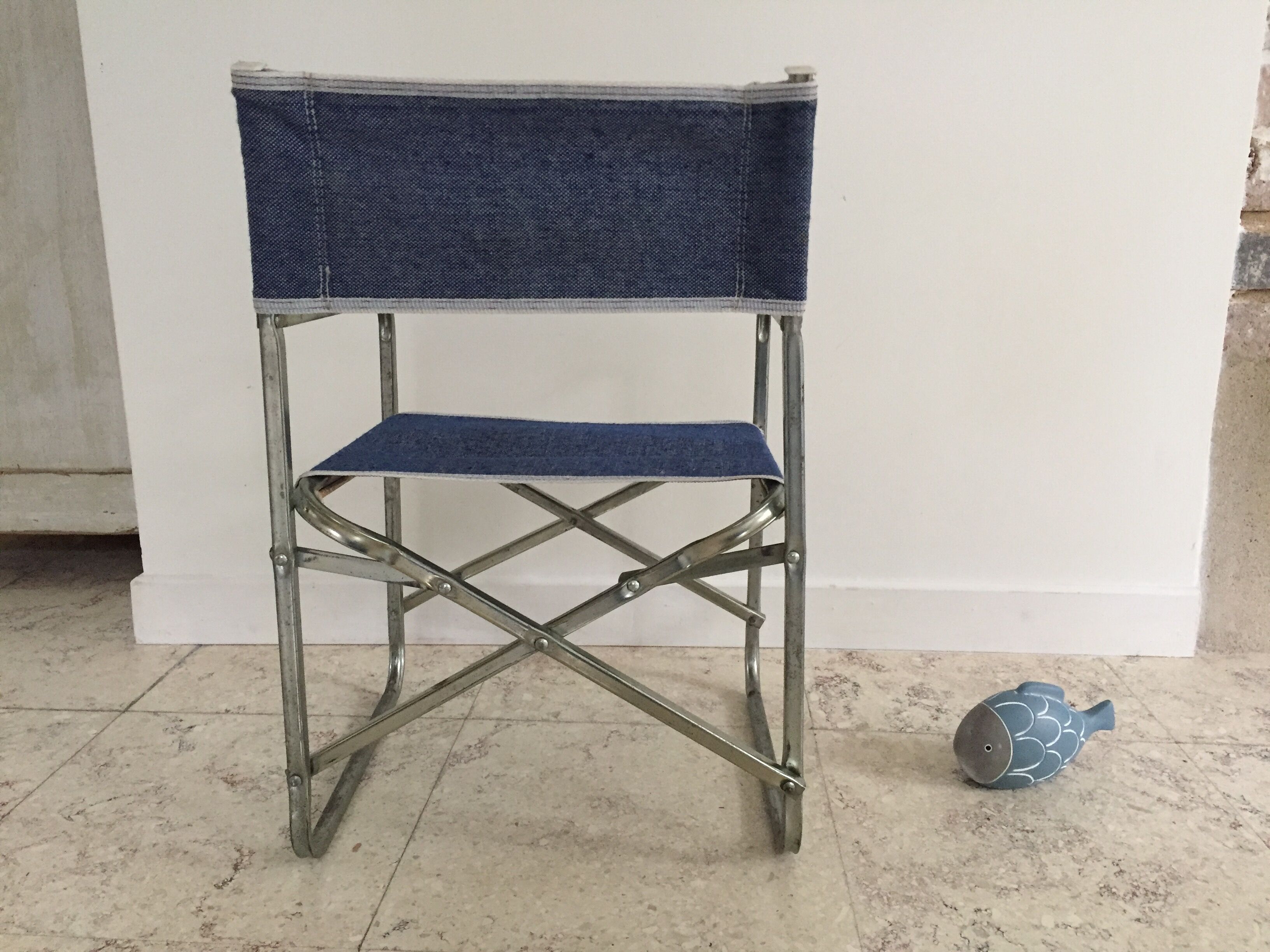 Vintage folding armchair for children