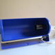 Tubular wall lamp vintage ikea years 80 blue