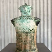 XXL (40-80cm) ceramic chess set by Maria Kenarova
