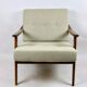 German beige boucle armchair, 1970s
